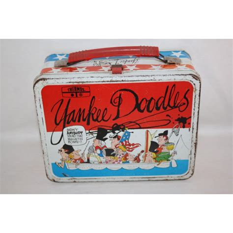 yankee foodle.metal lunch box|Yankee Doodle Box .